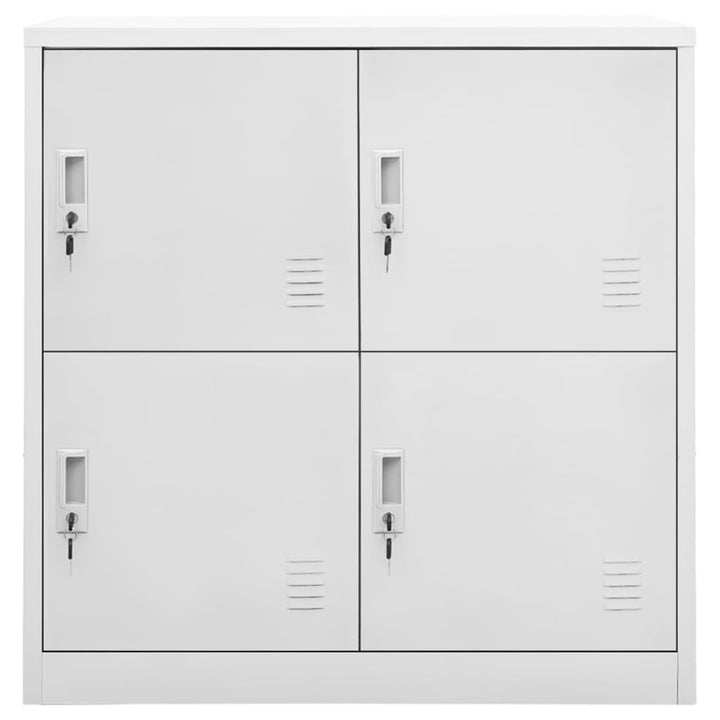 Lockerkasten 5 st 90x45x92,5 cm staal lichtgrijs - Griffin Retail