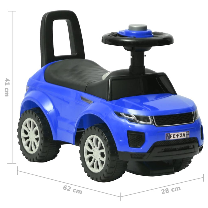 Loopauto blauw - Griffin Retail