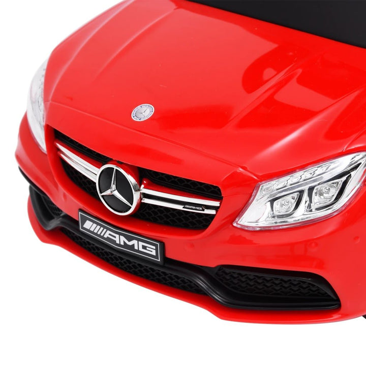 Loopauto Mercedes Benz C63 rood - Griffin Retail
