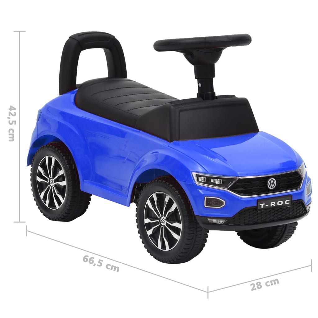 Loopauto Volkswagen T-Roc blauw - Griffin Retail