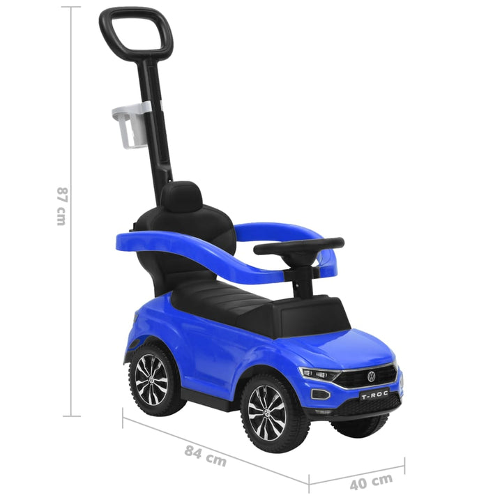 Loopauto Volkswagen T-Roc blauw - Griffin Retail