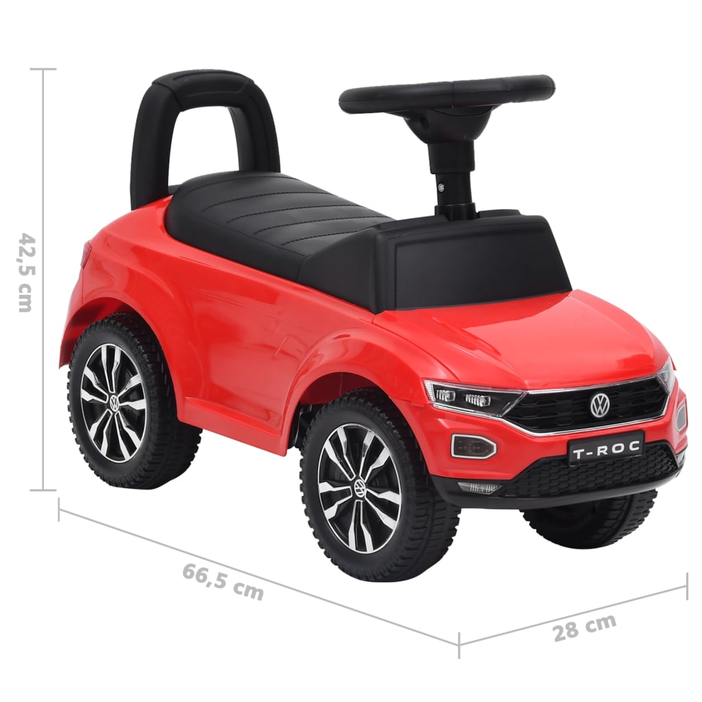 Loopauto Volkswagen T-Roc rood - Griffin Retail