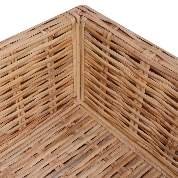 Loungeset natuurlijk rattan 14-delig - Griffin Retail