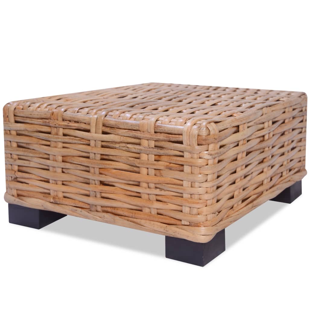 Loungeset natuurlijk rattan 14-delig - Griffin Retail