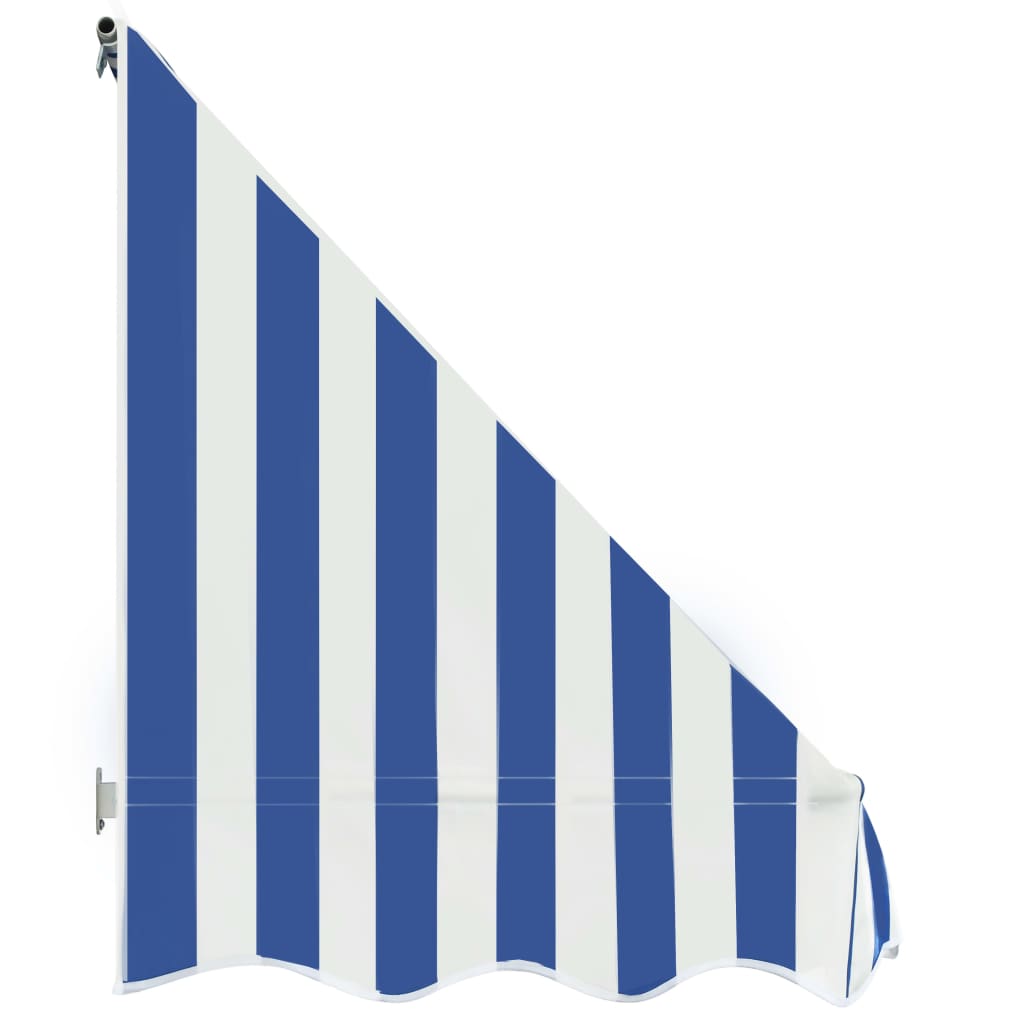 Luifel 300x120 cm blauw en wit - Griffin Retail