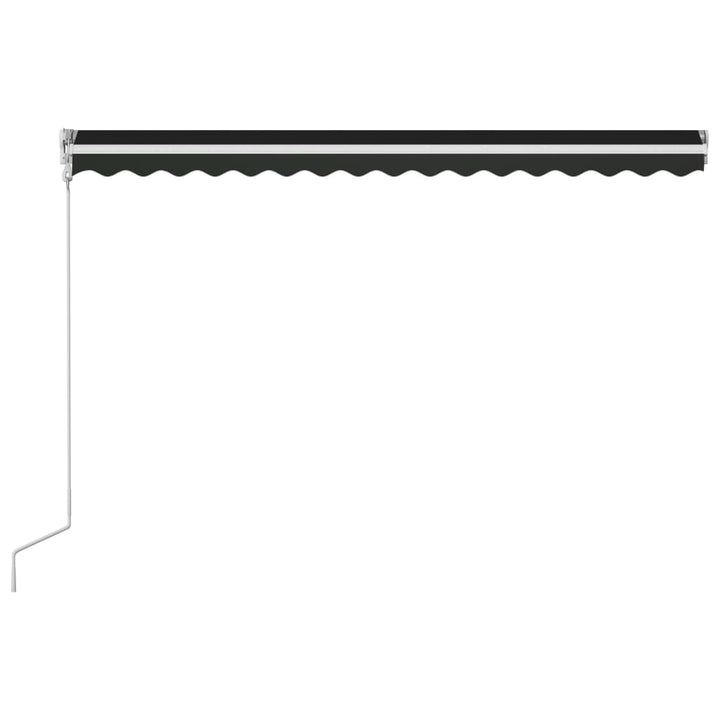 Luifel automatisch uittrekbaar 450x300 cm antraciet - Griffin Retail