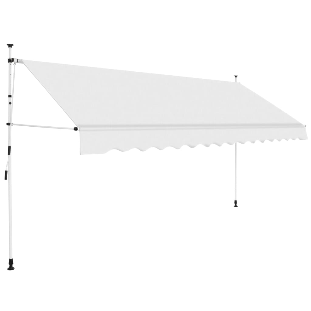 Luifel handmatig uittrekbaar 400 cm crème - Griffin Retail