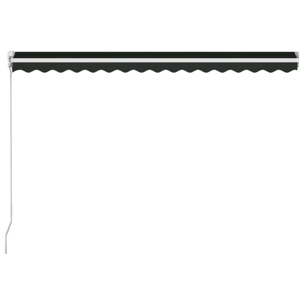 Luifel handmatig uittrekbaar 400x300 cm antraciet - Griffin Retail