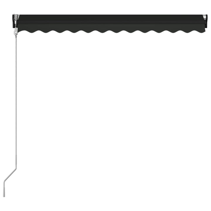 Luifel uittrekbaar met windsensor en LED 350x250 cm antraciet - Griffin Retail