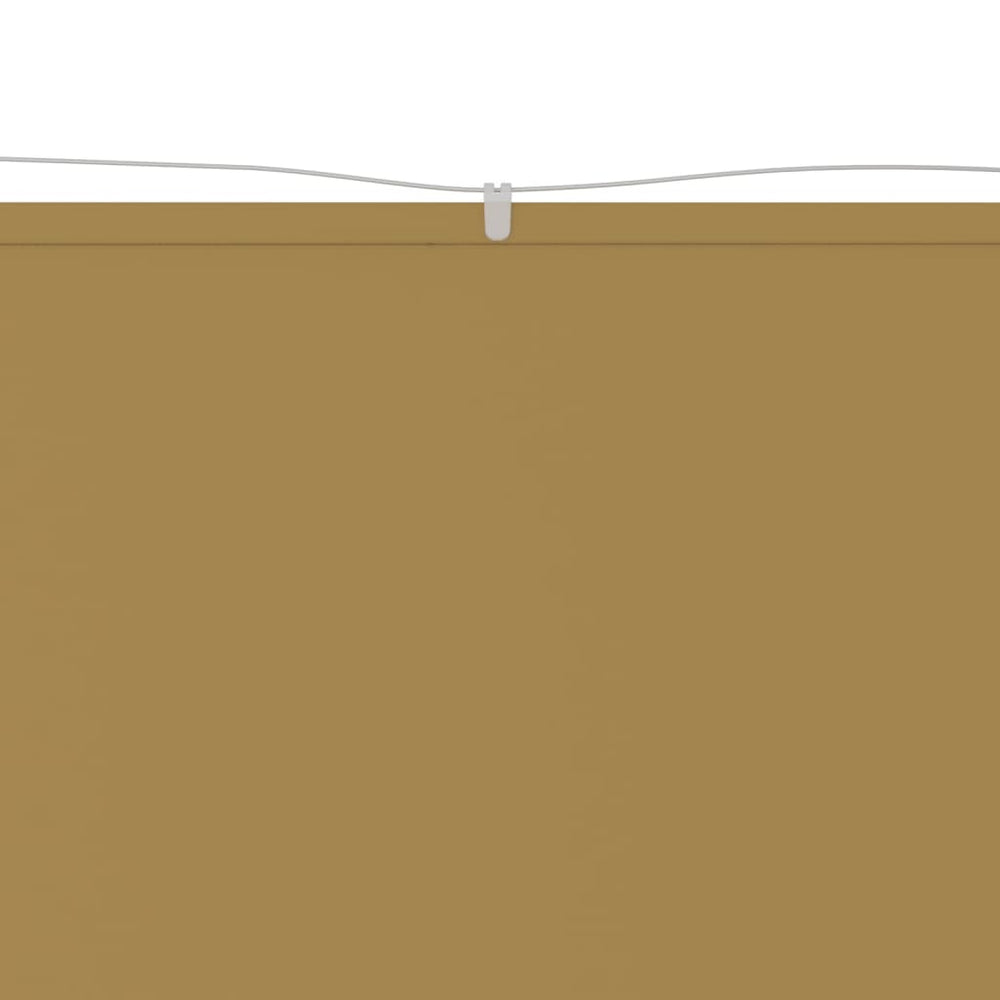 Luifel verticaal 100x1200 cm oxford stof beige - Griffin Retail