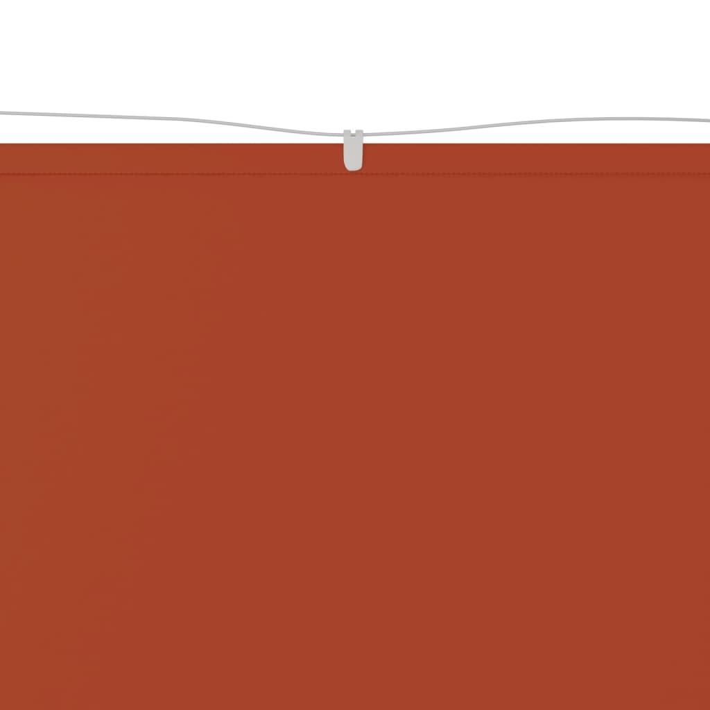 Luifel verticaal 100x1200 cm oxford stof terracottakleurig - Griffin Retail