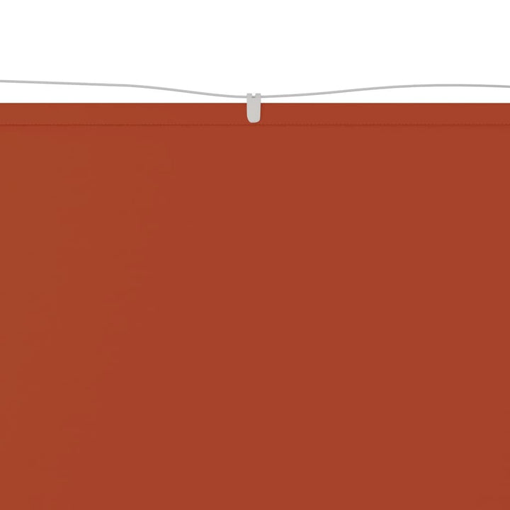 Luifel verticaal 100x1200 cm oxford stof terracottakleurig - Griffin Retail