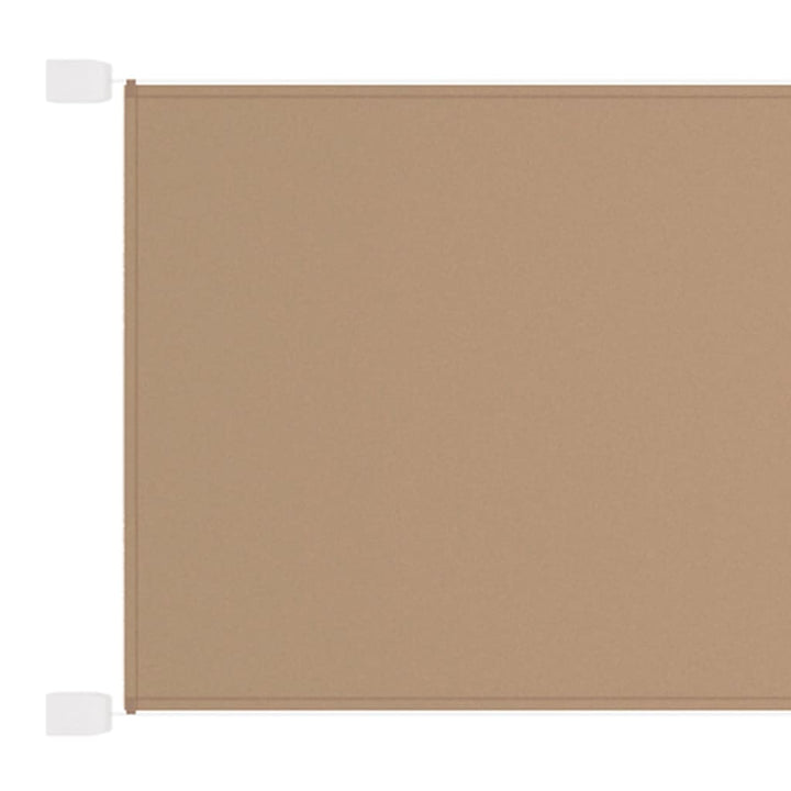 Luifel verticaal 100x270 cm oxford stof taupe - Griffin Retail