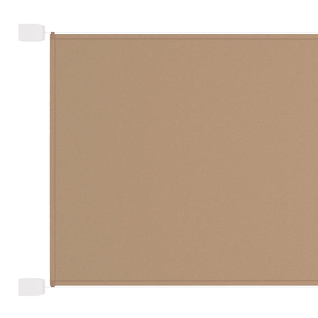 Luifel verticaal 100x360 cm oxford stof taupe - Griffin Retail