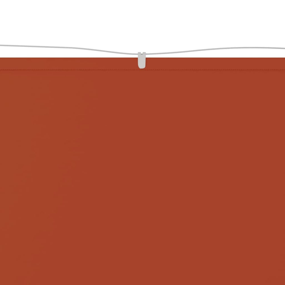 Luifel verticaal 100x360 cm oxford stof terracottakleurig - Griffin Retail