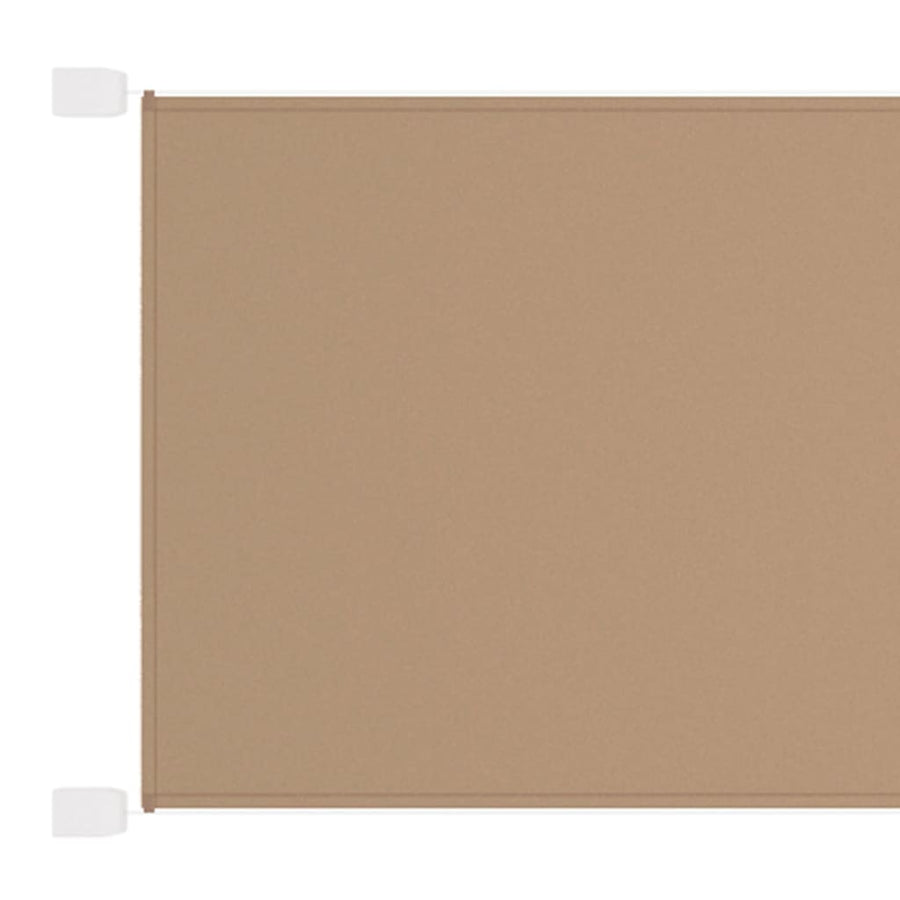 Luifel verticaal 100x800 cm oxford stof taupe - Griffin Retail