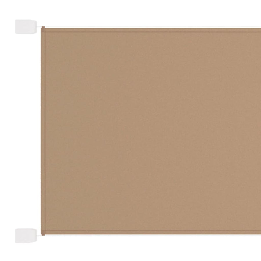 Luifel verticaal 140x420 cm oxford stof taupe - Griffin Retail