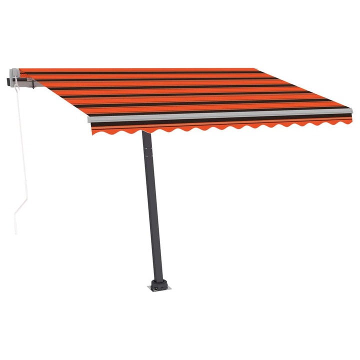 Luifel vrijstaand automatisch 300x250 cm oranje en bruin - Griffin Retail