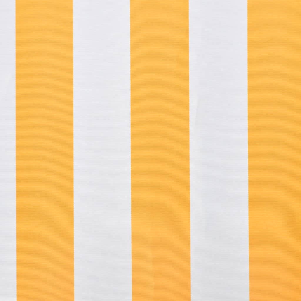 Luifeldoek 350x250 cm canvas oranje en wit - Griffin Retail