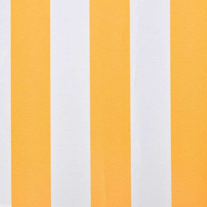 Luifeldoek 350x250 cm canvas oranje en wit - Griffin Retail