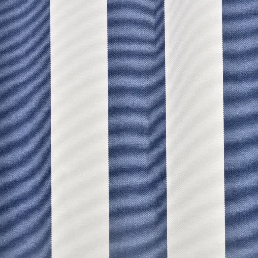 Luifeldoek 3x2,5 m canvas blauw en wit - Griffin Retail