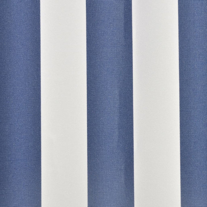 Luifeldoek 3x2,5 m canvas blauw en wit - Griffin Retail