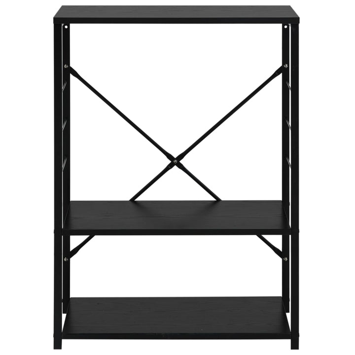 Magnetronkast 60x39,6x79,5 cm spaanplaat zwart - Griffin Retail