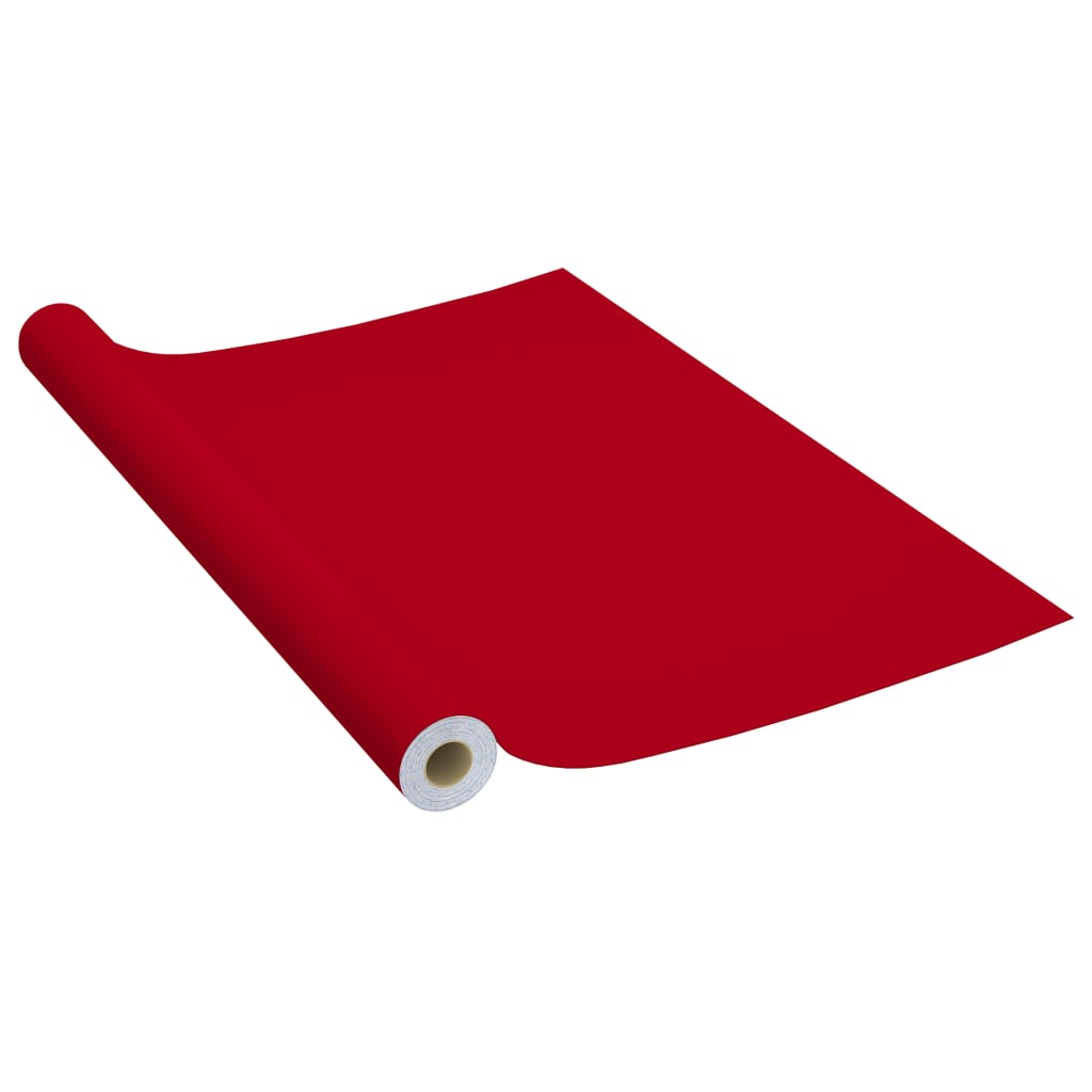 Meubelfolie zelfklevend 500x90 cm PVC rood - Griffin Retail