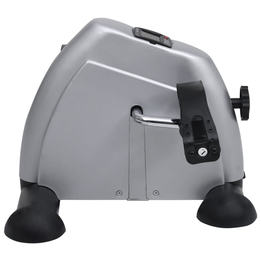 Mini Hometrainer met plastic vliegwiel (zilver) - Griffin Retail