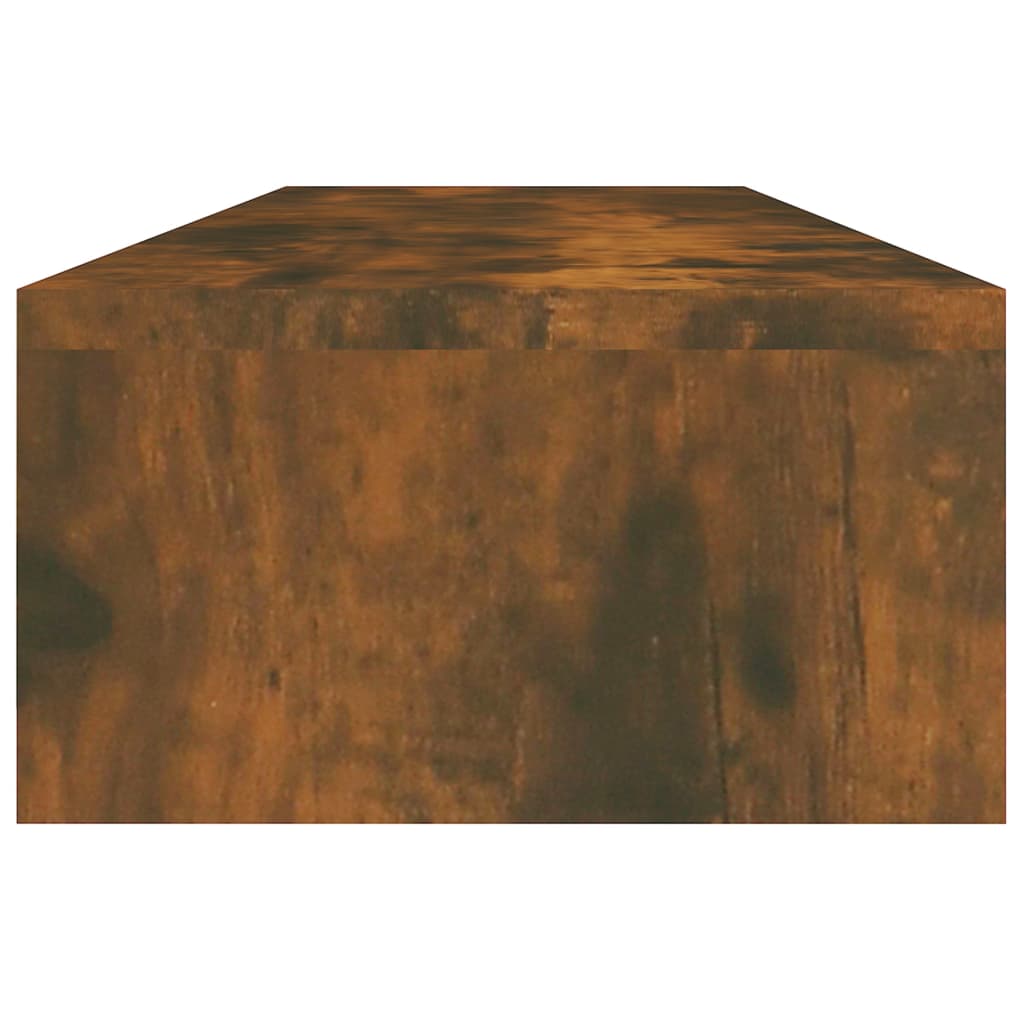 Monitorstandaard 100x24x13 cm bewerkt hout gerookt eikenkleurig - Griffin Retail