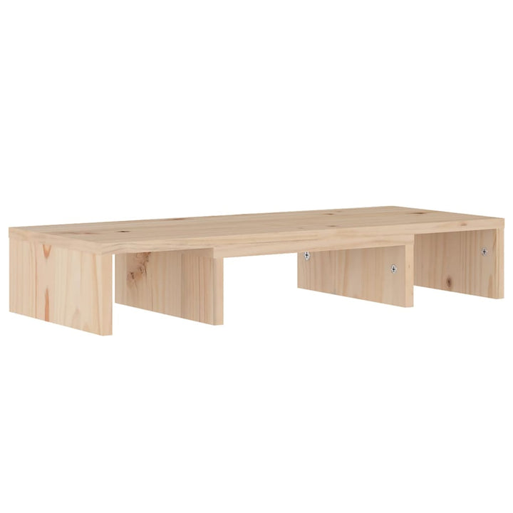 Monitorstandaard 60x24x10,5 cm massief grenenhout - Griffin Retail