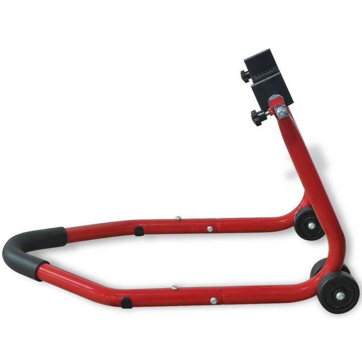 Motorfiets achterwiel paddock standaard rood - Griffin Retail