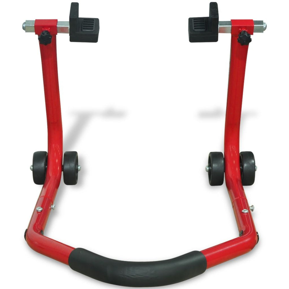 Motorfiets achterwiel paddock standaard rood - Griffin Retail