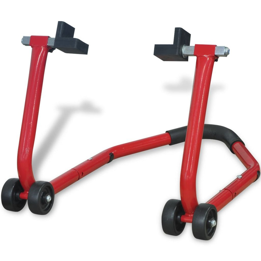 Motorfiets achterwiel paddock standaard rood - Griffin Retail