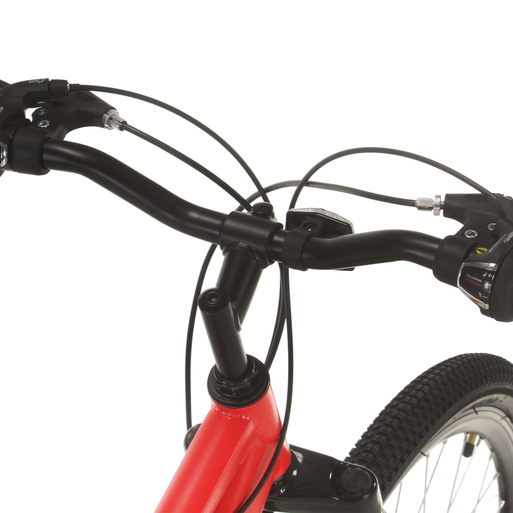 Mountainbike 21 versnellingen 27,5 inch wielen 38 cm frame rood - Griffin Retail