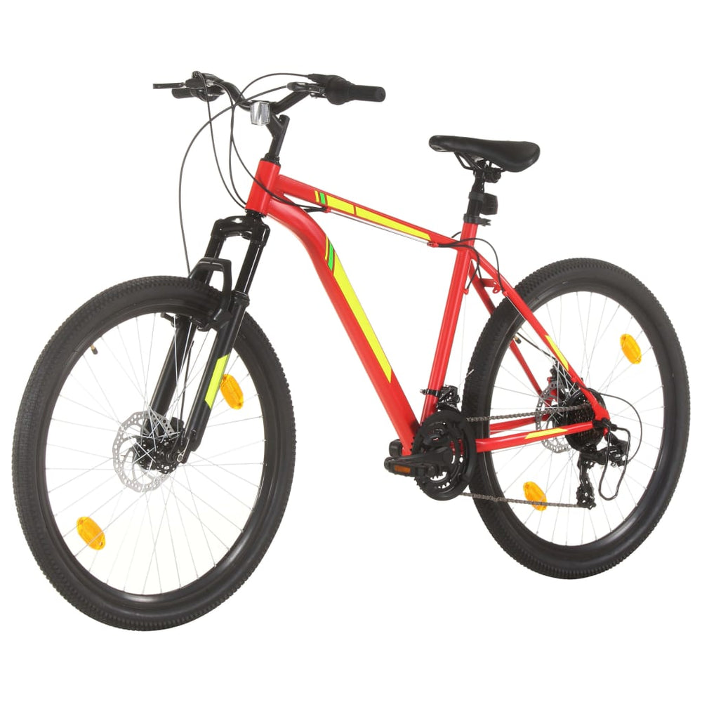 Mountainbike 21 versnellingen 27,5 inch wielen 50 cm frame rood - Griffin Retail