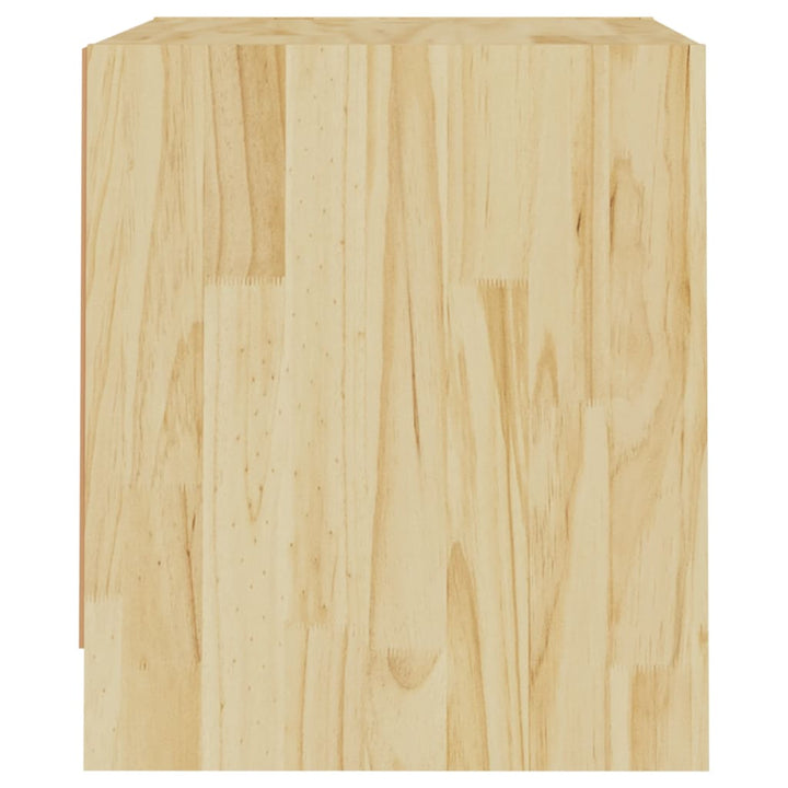 Nachtkastje 40x30,5x35,5 cm massief grenenhout - Griffin Retail