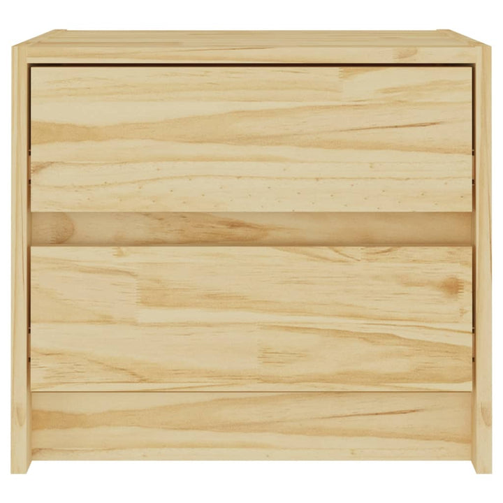 Nachtkastje 40x30,5x35,5 cm massief grenenhout - Griffin Retail