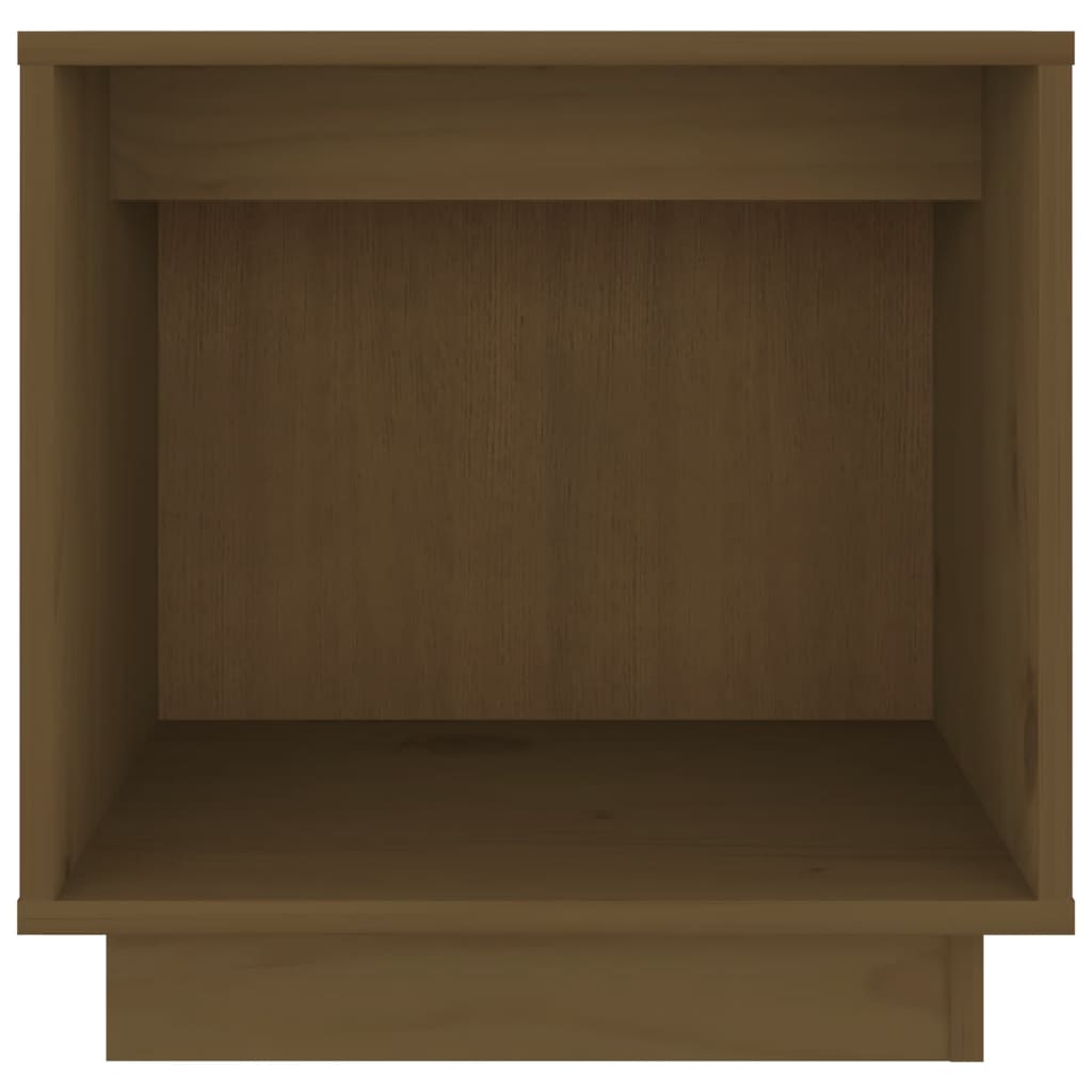 Nachtkastje 40x30x40 cm massief grenenhout honingbruin - Griffin Retail