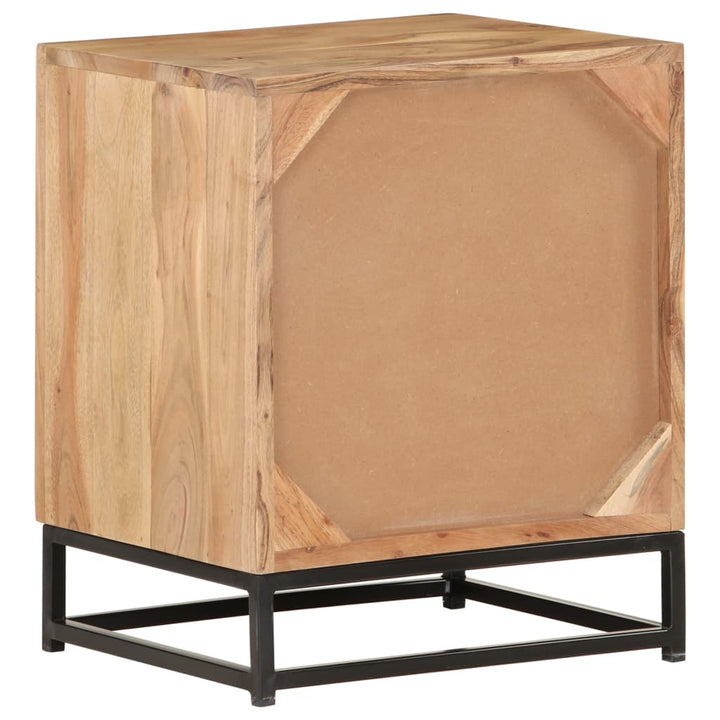 Nachtkastje 40x30x50 cm massief acaciahout - Griffin Retail