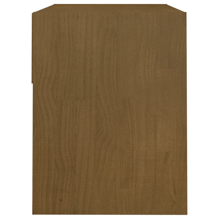 Nachtkastje 40x31x40 cm massief grenenhout honingbruin - Griffin Retail