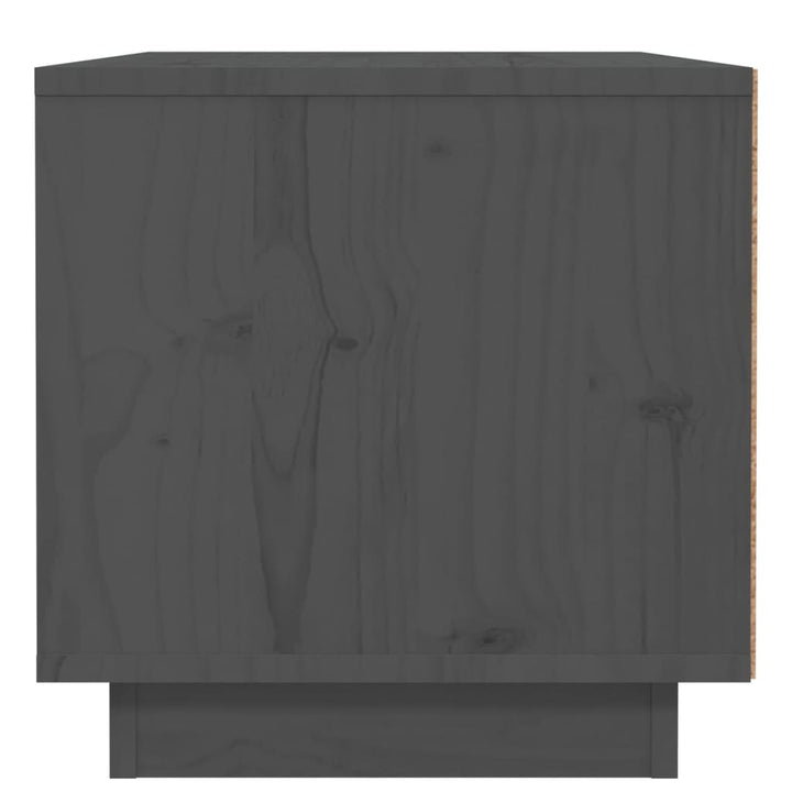 Nachtkastje 40x34x35 cm massief grenenhout grijs - Griffin Retail