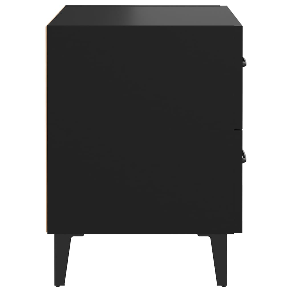 Nachtkastje 40x35x47,5 cm zwart - Griffin Retail
