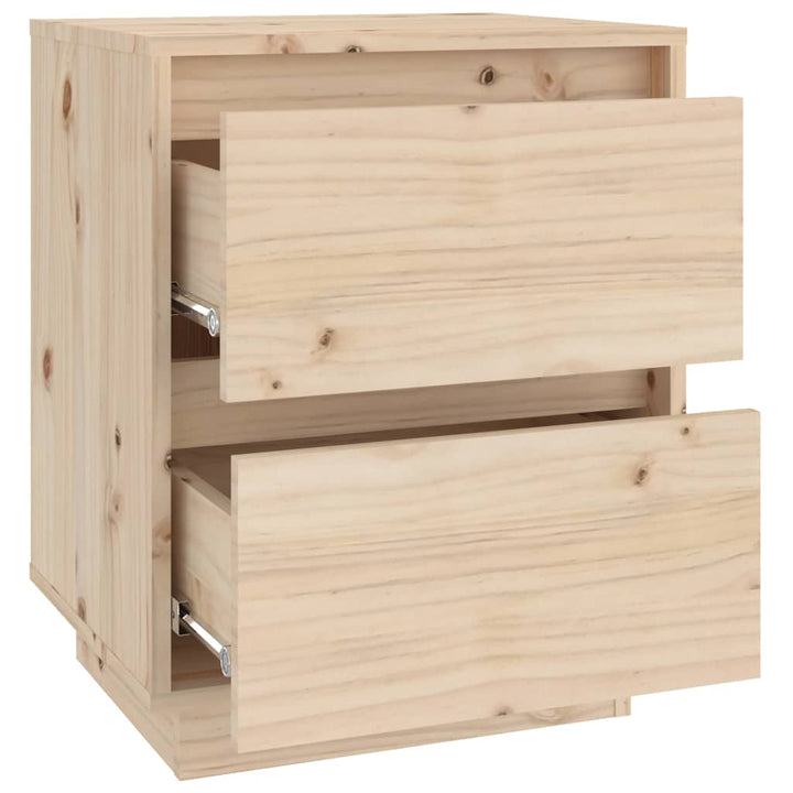 Nachtkastje 40x35x50 cm massief grenenhout - Griffin Retail