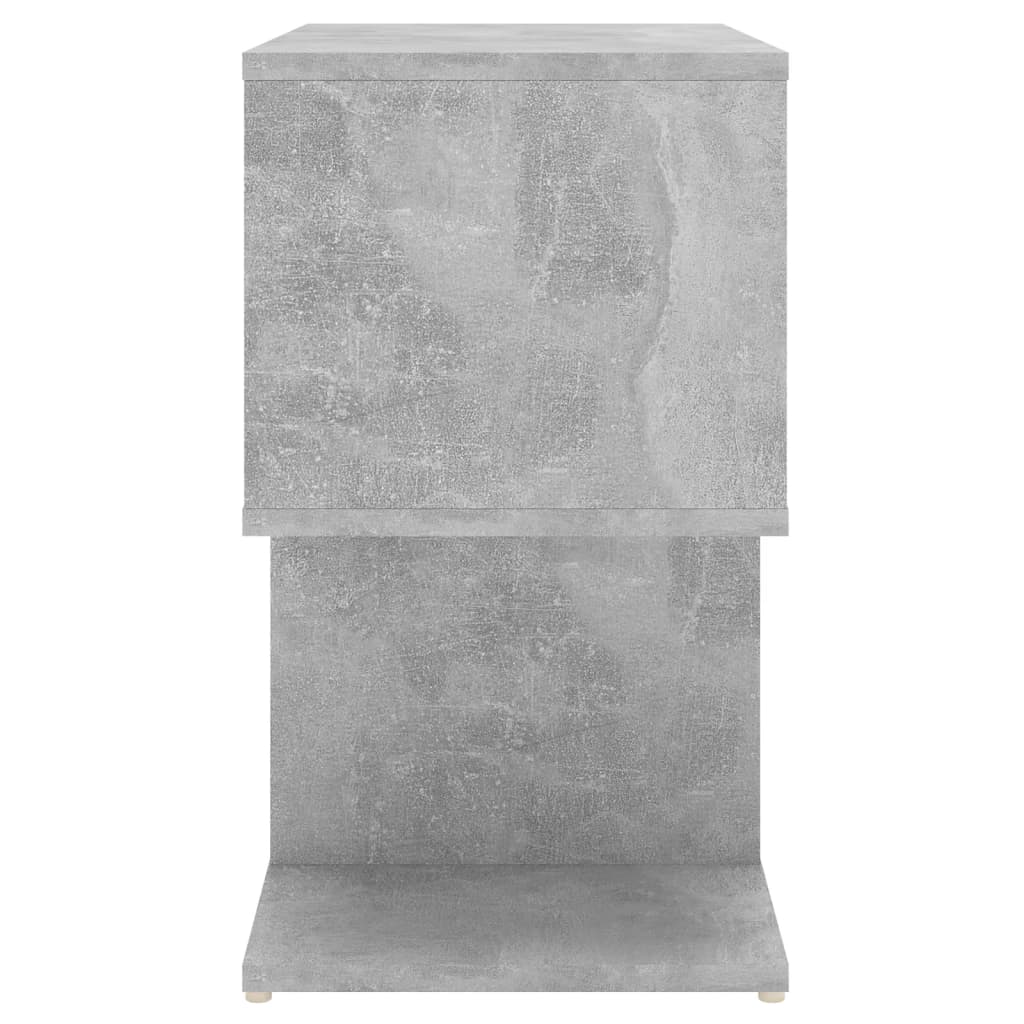 Nachtkastje 50x30x51,5 cm spaanplaat betongrijs - Griffin Retail