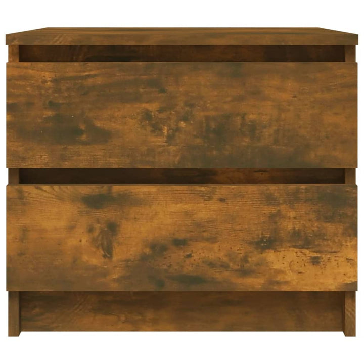 Nachtkastje 50x39x43,5 cm bewerkt hout gerookt eikenkleurig - Griffin Retail