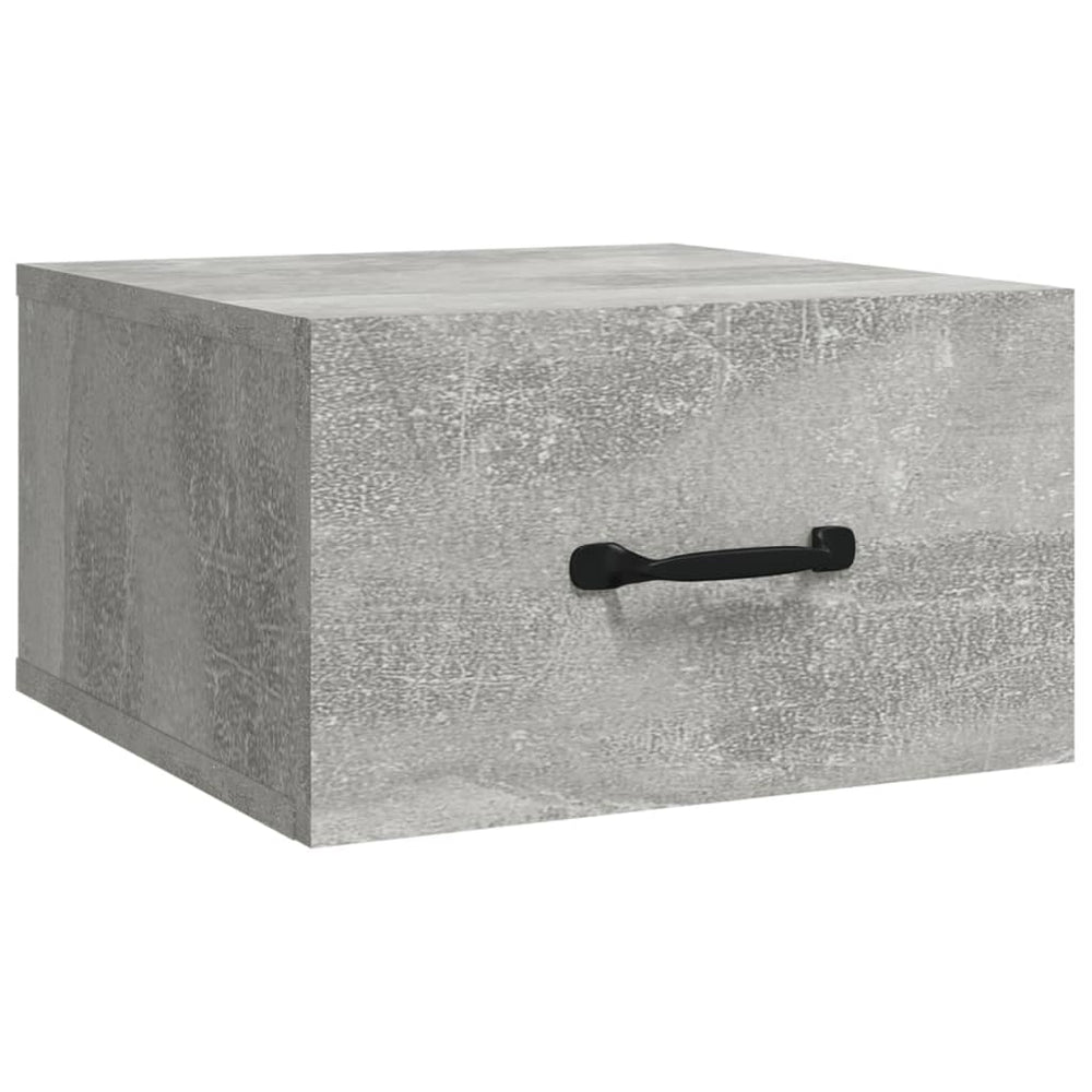 Nachtkastje wandgemonteerd 35x35x20 cm betongrijs - Griffin Retail