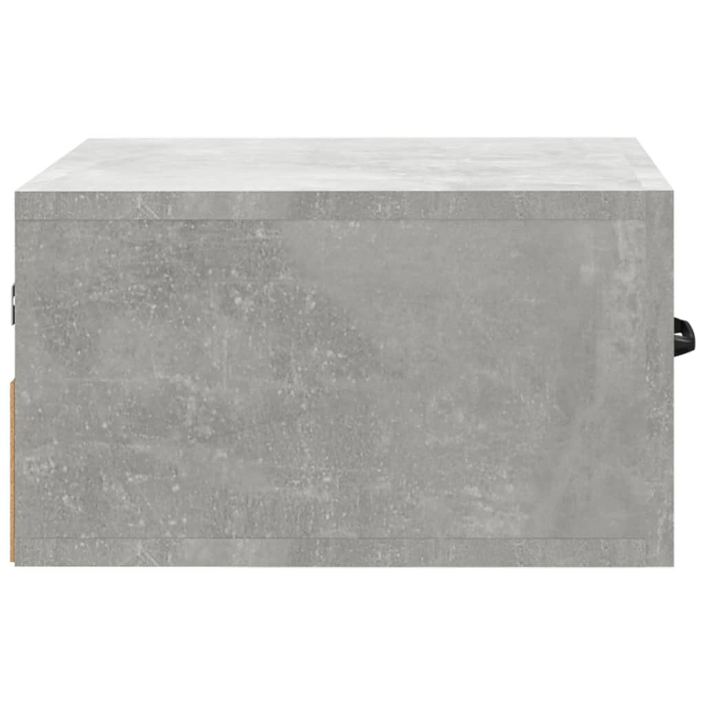 Nachtkastje wandgemonteerd 35x35x20 cm betongrijs - Griffin Retail