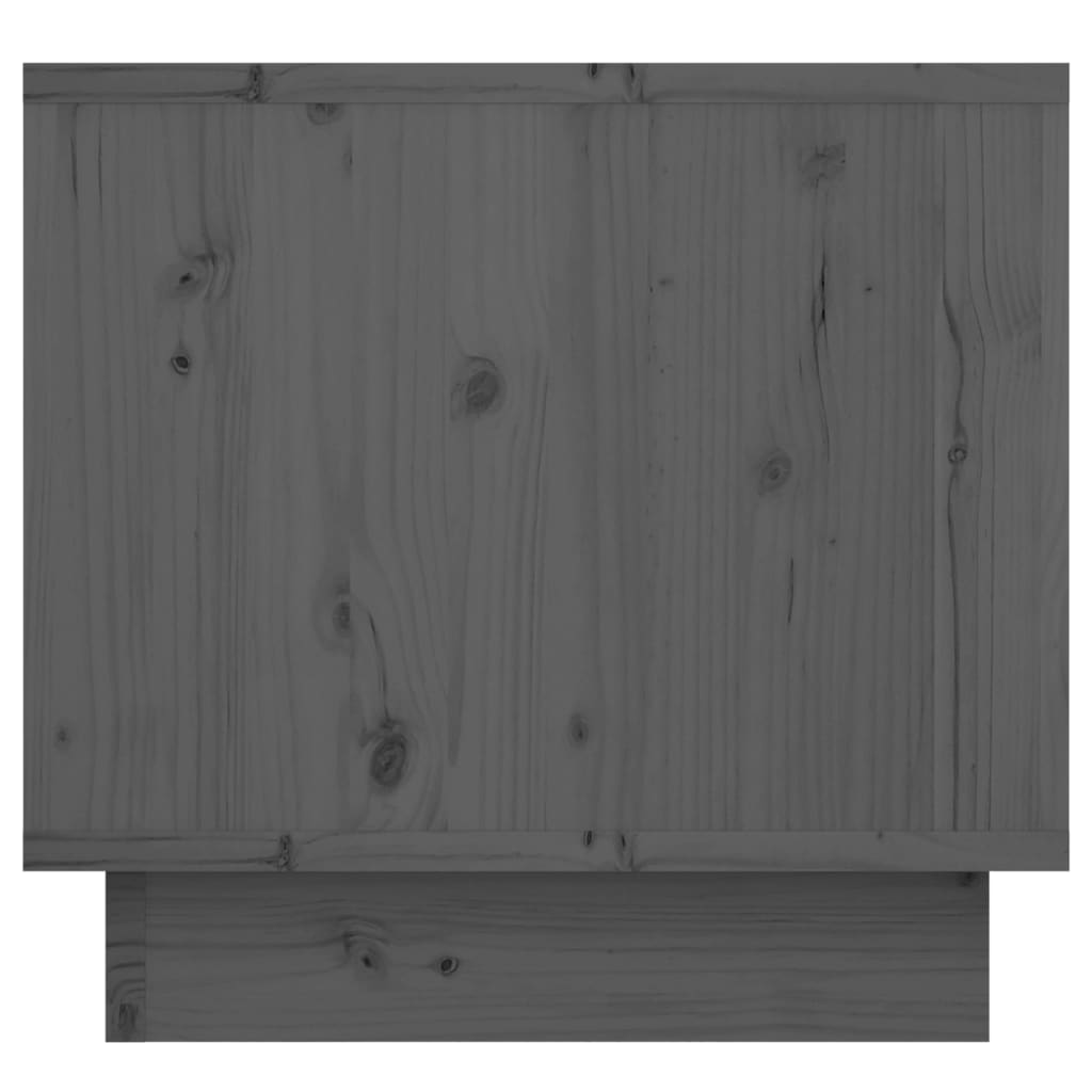Nachtkastjes 2 st 35x34x32 cm massief grenenhout grijs - Griffin Retail