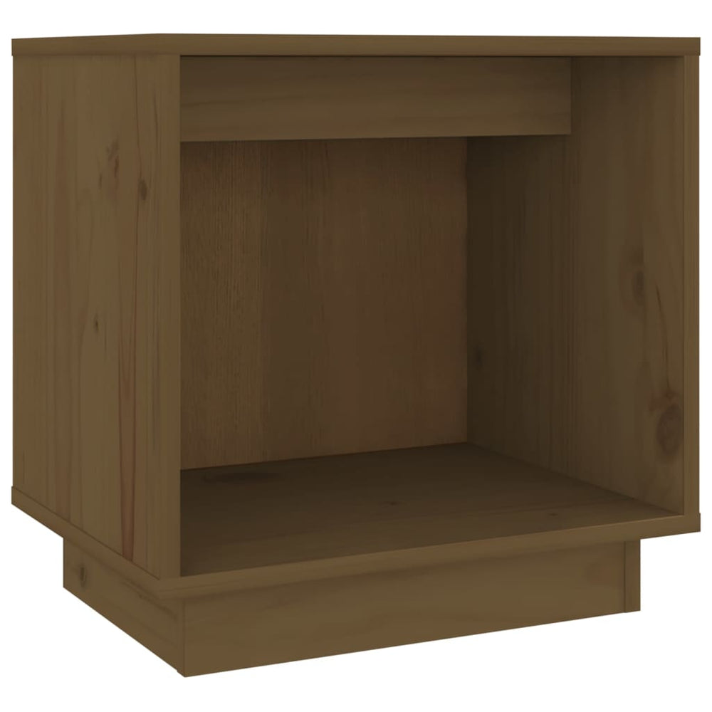 Nachtkastjes 2 st 40x30x40 cm massief grenenhout honingbruin - Griffin Retail